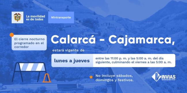 Cierre Calarcá - Cajamarca