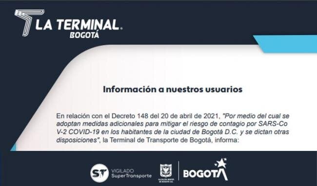 Información usuarios, Decreto 148