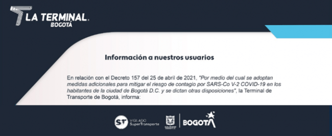 Información usuarios Decreto 157